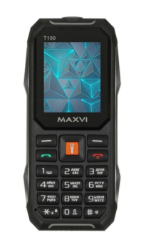 Мобильный телефон Maxvi T100 черный