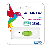 Флешка 128Gb ADATA UV320 USB3.2 белый/зеленый
