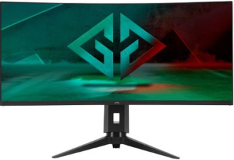 Монитор 34" GMNG Gaming GM-34C11W (VA 3440x1440 1ms 165Hz HDMI DP изогнутый) Black