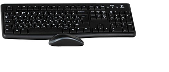 Комплект проводной (клавиатура+мышь) Logitech MK120 Desktop USB Black