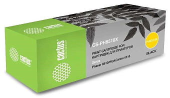 Картридж лазерный Cactus CS-PH6510BK (106R03484) для Xerox 6510/6515 черный