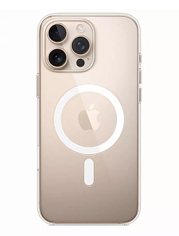 Чехол для смартфона Apple iPhone 16 Pro 6.3" - Clear Case (Button, Magsafe) Transparent