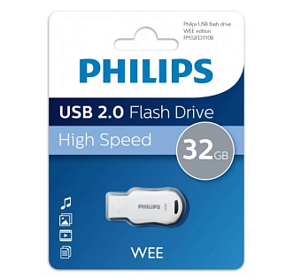 Флешка 32Gb PHILIPS WEE 2.0 USB 2.0