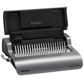 Брошюровщик Fellowes Quasar E (A4, электрическая перфорация 20л, сшивает 500л)