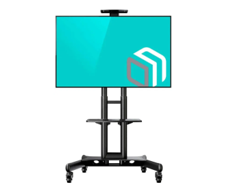 Стойка для телевизора Onkron TS1551 черный 40"-70" макс.55.5кг напольный мобильный