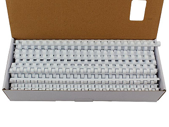 Пружина пластиковая Fellowes 10мм, белая, 100шт