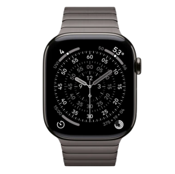 Смарт-часы Apple Watch Series 11 46mm Titanium Link Bracelet Slate (графитовый)