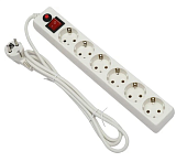 Сетевой фильтр Гарнизон ECL 6 розеток 10A 1.8м белый