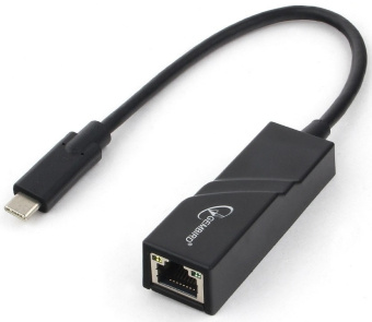 Сетевая карта USB-C Gembird A-CM-LAN-01 Fast Ethernet Adapter 10/100/1000 Мбит/сек