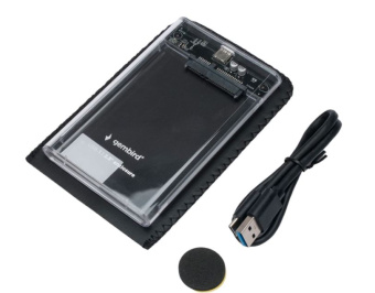 Внешний контейнер USB3.0 -> SATA 2.5", Gembird EE2-U3S-7 прозрачный