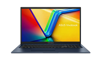 Ноутбук ASUS VivoBook X1704VA-AU1167 Core 5 120U/16G/512 SSD/Intel UHD/17.3"FHD/DOS/Blue (синий)