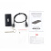 Внешний контейнер USB3.0 -> mSATA", AgeStar 3UBMS2, алюминий, черный