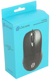 Мышь проводная Оклик 305M черный