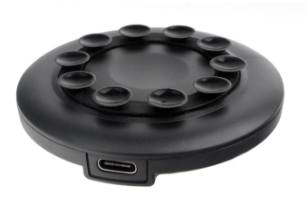 Беспроводное зарядное устройство Cablexpert MP3A-PC-33, QI 10Wt, 7,5Wt, на присосках