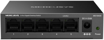 Коммутатор .5 port Mercusys MS105GS 1000 Мбит/сек
