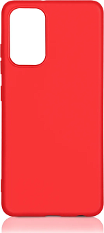 Чехол для смартфона Samsung Galaxy A32 - DF sOriginal-25 силиконовый с микрофиброй красный