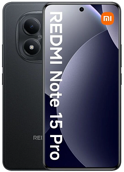 Смартфон Xiaomi Redmi Note 15 Pro 12/256Gb Black (черный)