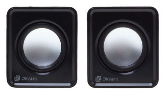 Акустическая система OKLICK OK-331 (2х3W, питание от USB) черный