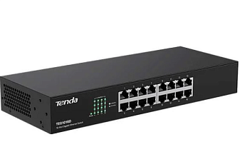 Коммутатор 16 port Tenda TEG1016D 1000 Мбит/с