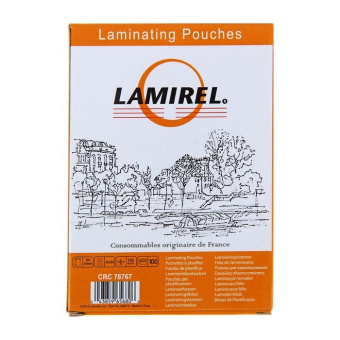 Плёнка для ламинирования Lamirel (85x120 мм, 125мкм, 100шт)