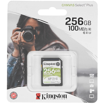 Карта памяти SD 256Gb Kingston SDHC CLASS 10