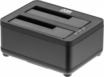 Док-станция AgeStar 3UBT8 (2*2.5"/3.5" HDD, clone, блок питания) Black