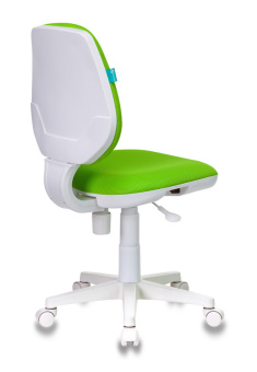 Кресло Бюрократ CH-W213 (ткань, пружинно-винтовой мех. качания, крест. пластик, до 100 кг) Салатовый