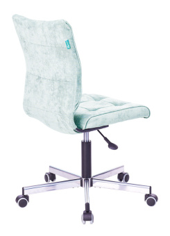 Кресло Бюрократ CH-330M (ткань, без мех. качания, крест. металл, до 120 кг) Серый