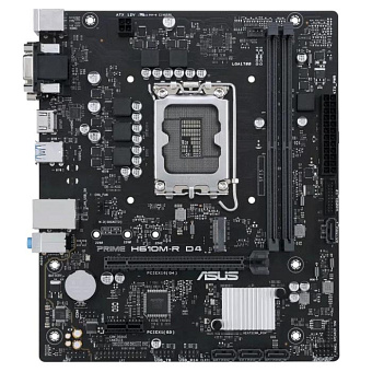 Материнская плата Socket-1700 ASUS PRIME H610M-R-SI (H610) 2*DDR5 M.2 HDMI VGA DVI mATX