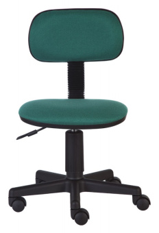 Кресло Бюрократ CH-201NX (ткань, без мех. качания, крест. пластик, до 100 кг) Зеленый милитари