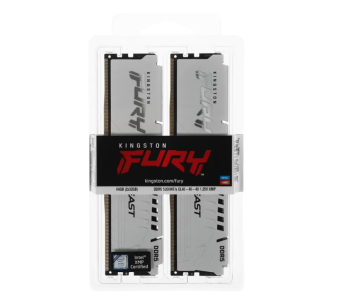Модуль памяти DDR5 64Gb 5200MHz Kingston Fury Beast White (Kit of 2)