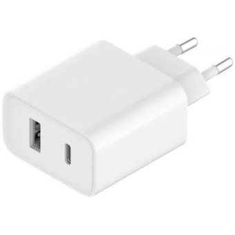 Сетевое зарядное устройство Xiaomi 33W Wall Charger Type-C Type-A белый