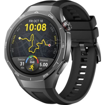 Смарт-часы Huawei Watch GT 5 Pro Black Fluoroelastomer (черный)