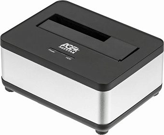 Док-станция AgeStar 3UBT7 (2.5"/3.5" HDD, блок питания) Silver