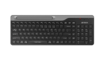 Клавиатура беспроводная A4Tech Fstyler FBK25 USB BT/Radio slim Multimedia черный/серый