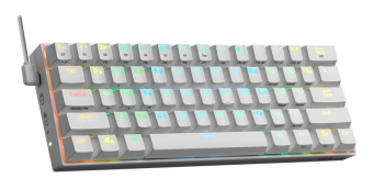 Клавиатура беспроводная Redragon Draconic RGB BT белый