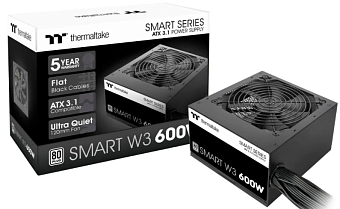 Блок питания .600W Thermaltake Smart W3 120mm 80+ Standart
