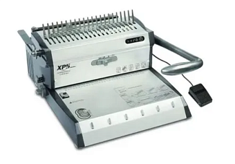 Брошюровщик Gladwork XP5 (A4, пластик/металл, перфорирует 20/25л, сшивает 450/135л, до 51/16мм, электрический)