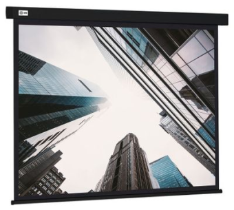 Экран для проектора Cactus 124.5x221см Wallscreen CS-PSW-124X221-BK 16:9 настенно-потолочный рулонный черный