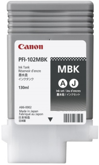 Картридж струйный Canon PFI-102MBK для IPF 500/600/700/750, матовый чёрный
