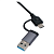 Разветвитель USB-C - 4-in-1-multi-port, Gembird UHB-C444 серый