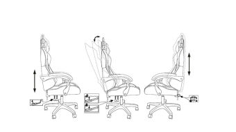 Кресло Knight Kitty W Fabric (ткань, фиксация наклона спинки, крестов. пластик, до 120 кг) розовый/молочный