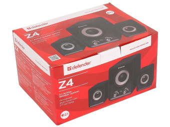 Акустическая система Defender Z4 (2x3W+10W, питание от USB) черный