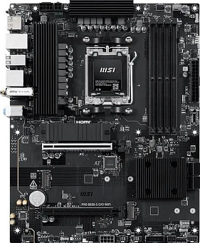 Материнская плата Socket AM5 MSI PRO B850-S EVO WIFI (B850) 4*DDR5 HDMI DP ATX