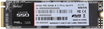 Накопитель SSD M.2 .256Gb Netac N930E Pro (PCI-E 3.0 x4, 2040/1270 Мбайт/сек)