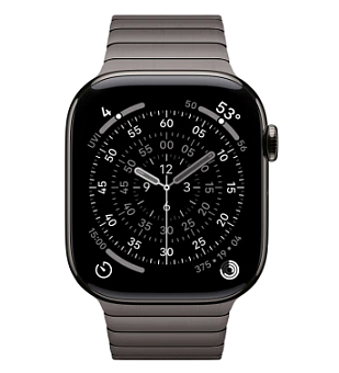 Смарт-часы Apple Watch Series 11 42mm Titanium Link Bracelet Slate (графитовый)