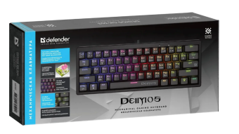 Клавиатура проводная Defender Deimos GK-303 Black