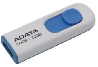 Флешка 32Gb ADATA [C008] USB белый-синий