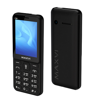Мобильный телефон Maxvi C38 черный