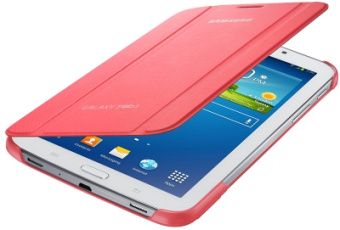 Чехол для планшета Samsung Galaxy Tab3 7" - Book Cover, розовый